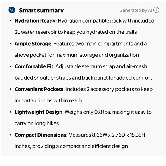 Ozark Trail Brown and Gray Backpack - Picture 5 of 5